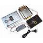 DSE DMC-P2M7 Kit vidéophone double famille IP avec 2 boutons internes/2 ouvre-portes, 2 écrans tactiles 7" et bloc d'alimentatio