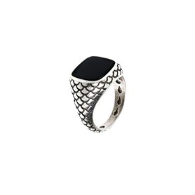 Bague Femme Albert M. WSOX00075.S-24 Argenté Noir 24