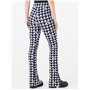 Love Moschino Skinny Flare fit Jogger Pantalon décontracté, Blue Fuchsia, 38 aux Femmes
