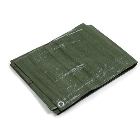 Kippen 6082E Bâche à œillets Bicolore avec Grammage 90 g/m² Taille 3 x 4 (12 m²)
