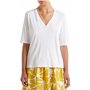 United Colors of Benetton T- Shirt L/S 3d8fd4019, Blanc, Large Femmes