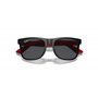Ray-Ban Lunettes de soleil Justin Rj9069s unisexe pour enfant, Spiderman Noir/Gris foncé, 48 mm