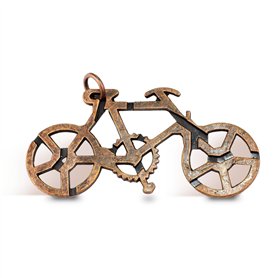 Logica Jeux Art. Vélo d'Amsterdam - Casse-tête en Métal/Alliage - Cast Puzzle - Difficulté 3/6 Difficile
