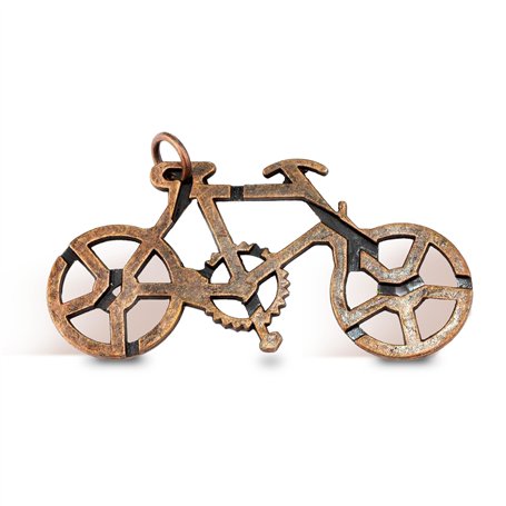 Logica Jeux Art. Vélo d'Amsterdam - Casse-tête en Métal/Alliage - Cast Puzzle - Difficulté 3/6 Difficile