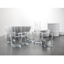 Lot de 6 verres en verre transparent