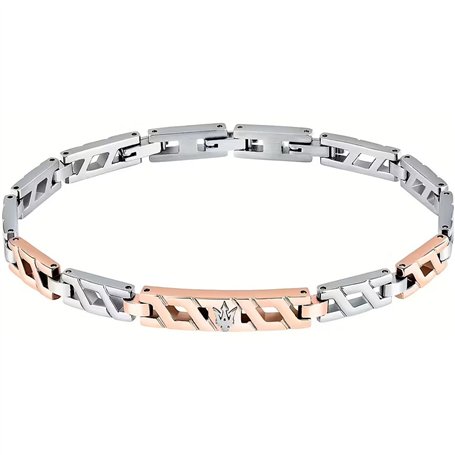Bracelet Homme Maserati ICONIC Acier inoxydable Argenté