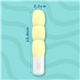 Durex Play Sorbett-Oh Vibrateur en silicone rechargeable Stimulateur féminin imperméable doux + bandes dépilatoires Easy-Gel Ais