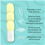 Durex Play Sorbett-Oh Vibrateur en silicone rechargeable Stimulateur féminin imperméable doux + bandes dépilatoires Easy-Gel Ais