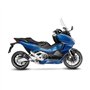 Collecteur d'échappement LeoVince SBK en acier inoxydable pour Honda Forza 750