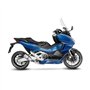 Collecteur d'échappement LeoVince SBK en acier inoxydable pour Honda Forza 750