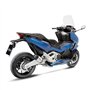 Collecteur d'échappement LeoVince SBK en acier inoxydable pour Honda Forza 750