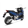 Collecteur d'échappement LeoVince SBK en acier inoxydable pour Honda Forza 750