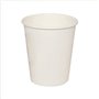 Virsus - Lot de 300 gobelets en carton blanc biodégradable, pour eau, 240 ml
