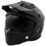 Casque Moto Jet Cafe Racer Homologué ECE 22-06 Scooter Custom Noir Mat XS