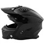 A-PRO SRL Casque Moto Jet Cafe Racer Homologué ECE 22-06 Visière Scooter Custom Noir M