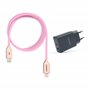 USB-A + USB-C 20W Charger with Apple-Compatible Cable 1m | Fast Charge 3A, Soft Silicone, Compatible with iPhone & iPad