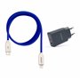 USB-A + USB-C 20W Charger with Apple-Compatible Cable 1m | Fast Charge 3A