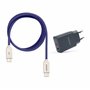 USB-A + USB-C 20W Charger with Type-C Cable 1m | Fast Charge 3A | Soft Silicone | CE Certified | Safe & Compatible with iPhone