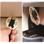 Susy Shop Housse de siège + housse universelle pour voiture, protection de siège, coussin pour intérieur (noir 7 pièces (siège+d