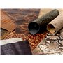 IPEA 1 Kg de Chutes de Véritable Cuir Imprimé Animalier, Serpent, Python en Dimensions et Couleurs Aléatoires – Made in Italy – 