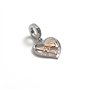 MariaFonte Charm Nouveau 2025 Compatible Toutes Les Marques Pendentif Coeur Diplôme Parchemin Chapeau Anniversaire Pendentifs Or