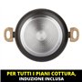 KASANOVA Cocotte 28 cm Pierre Noire Noir Cuisson
