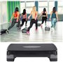 Stepper D'entraînement Aérobie, 27in Fitness Aerobic Step Cardio Yoga Step Pédale avec Surface Antidérapante StepTrainer Risers 