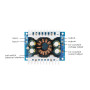 Régulateur de tension DC 5-30V à 1,25-30 V CC Boost Convertisseur Step Up-Down Convertisseur Alivable Boost Office Tension de te