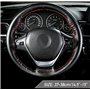Vintree Couvre Volant en Microfibre Souple sur Le Volant de la Voiture avec Aiguille et Fil Accessoires intérieurs Universal Lea