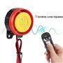 Alarme de sécurité de moto, système d'alarme de sécurité antivol universel sans fil pour moto 12 V avec 2 télécommandes