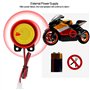 Alarme de sécurité de moto, système d'alarme de sécurité antivol universel sans fil pour moto 12 V avec 2 télécommandes