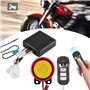Alarme de sécurité de moto, système d'alarme de sécurité antivol universel sans fil pour moto 12 V avec 2 télécommandes