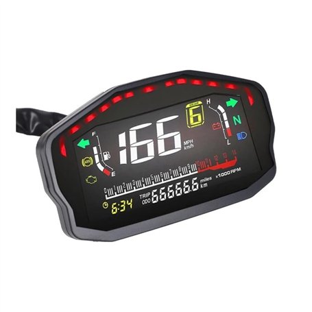 Moto Accessoires Universels Compte-tours GPS Compteur De Vitesse Digital Odomètre Instrument Tachymètre Assemblages Compteur De