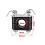 IUKMR Sseur Moto Riser Guidon Support De Colonne De Direction pour VTT 50cc 110cc 125cc 150cc Adaptateur Douille De Tige De Dire