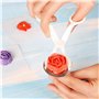 2pcs Gâteau fleur ongles et fleurs Lifters, Piping fleurs Ciseaux, décoration de gâteau Fondant Plateau crème transfert Outils d