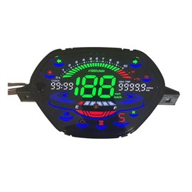 MALIYAE Kilométrique Jauge pour Wave pour Alpha 100 pour EX5 pour Class1 pour CX pour DX Moto Compteur Numérique Complet Odomètr