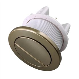 QAUUCP Bouton Chasse d'eau WC Bouton Poussoir de Toilette en Laiton brossé