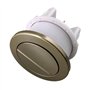 QAUUCP Bouton Chasse d'eau WC Bouton Poussoir de Toilette en Laiton brossé