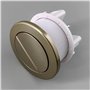 QAUUCP Bouton Chasse d'eau WC Bouton Poussoir de Toilette en Laiton brossé, Finition dorée, for réservoirs de Toilettes dissimul