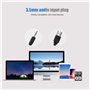 5 mm Lecteur de Musique Boîte de Son Surround Basse pour Ordinateur Portable