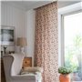 FAWFCJD Rideaux Occultants Floraux Boho for Chambre À Coucher Shabby Chic, Assombrissant, Rideau De Fenêtre À Isolation Thermiqu