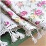 FAWFCJD Rideaux Occultants Floraux Boho for Chambre À Coucher Shabby Chic, Assombrissant, Rideau De Fenêtre À Isolation Thermiqu