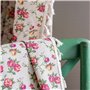 FAWFCJD Rideaux Occultants Floraux Boho for Chambre À Coucher Shabby Chic, Assombrissant, Rideau De Fenêtre À Isolation Thermiqu