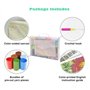 ASONGLINGO Kit de Tapisserie pour Coussin Tapis DIY Broderie Kit Tapis Point Noué à Faire pour Débutants, Adultes,Latch Hook Can