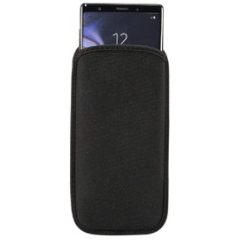 DFV mobile - Housse de Chaussette en Néoprène Imperméable et Antichoc pour pour iPhone 13 (2021) - Noir
