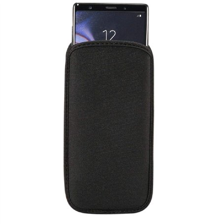 DFV mobile - Housse de Chaussette en Néoprène Imperméable et Antichoc pour pour iPhone 13 (2021) - Noir