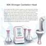 Machine de cavitation à ultrasons, 3 en 1 80K, radiofréquence multipolaire, appareil de massage for lifting de la peau, appareil