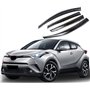 Yygjwyw 4 pièces pour Toyota C-HR CHR 2017-2022 Déflecteurs d'air