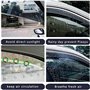 Yygjwyw 4 pièces pour Toyota C-HR CHR 2017-2022 Déflecteurs d'air,Fenêtre Latérale Visière Déflecteur Pare-Brise Pare-Pluie,Voit