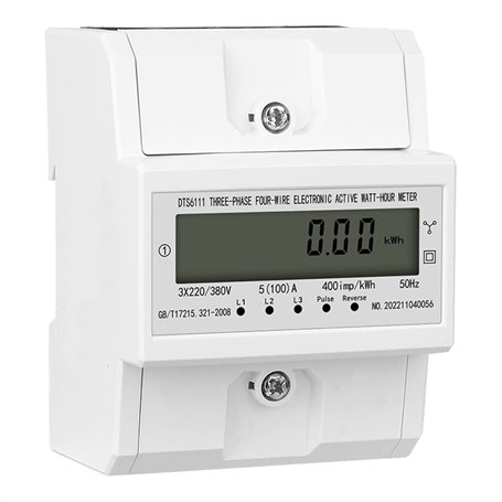 HEYOUTH Compteur D'électricité Affichage Triphasé De La Consommation Électrique